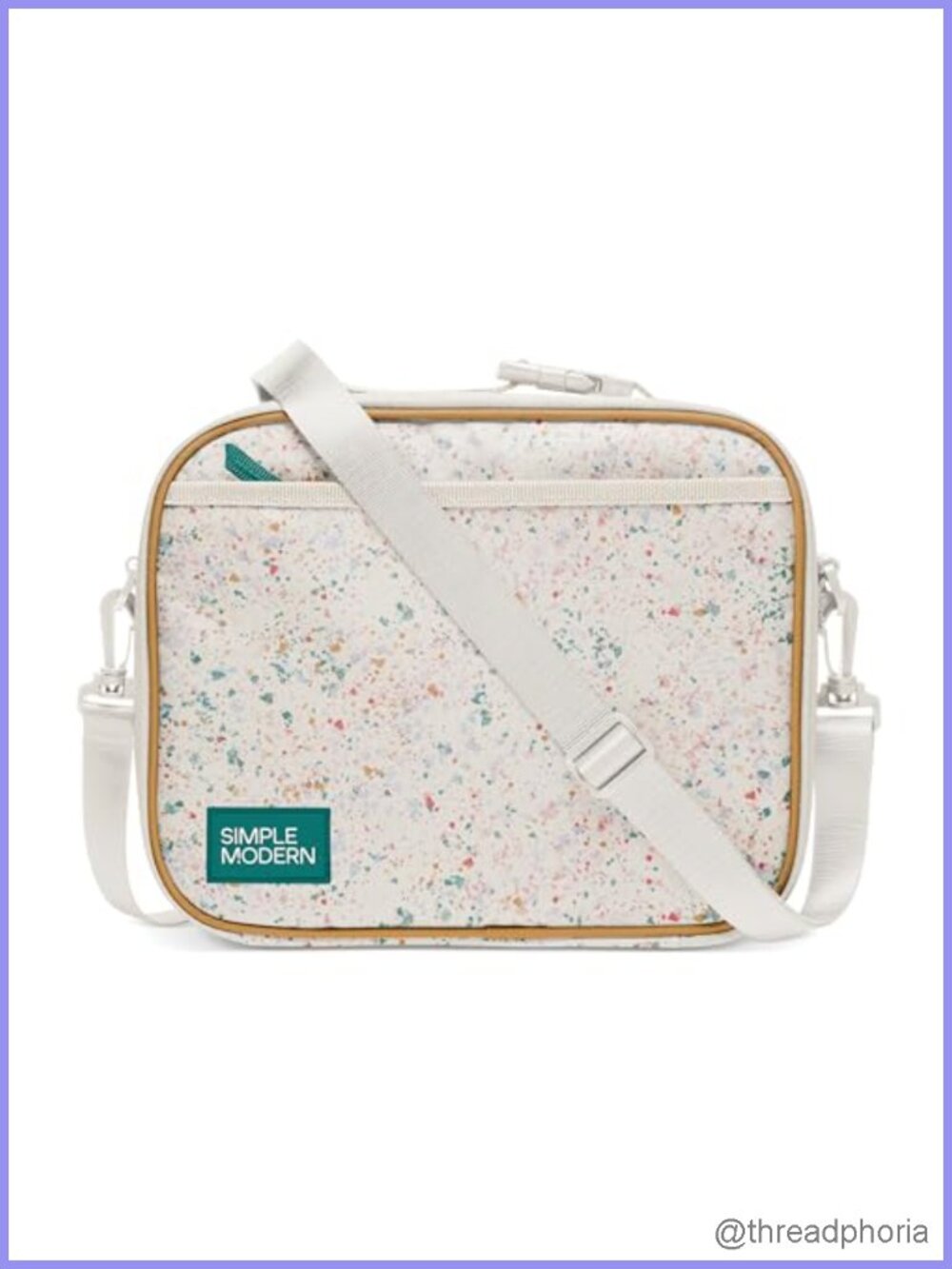 Insulated Lunch Box with Shoulder Strap for Kids Adults